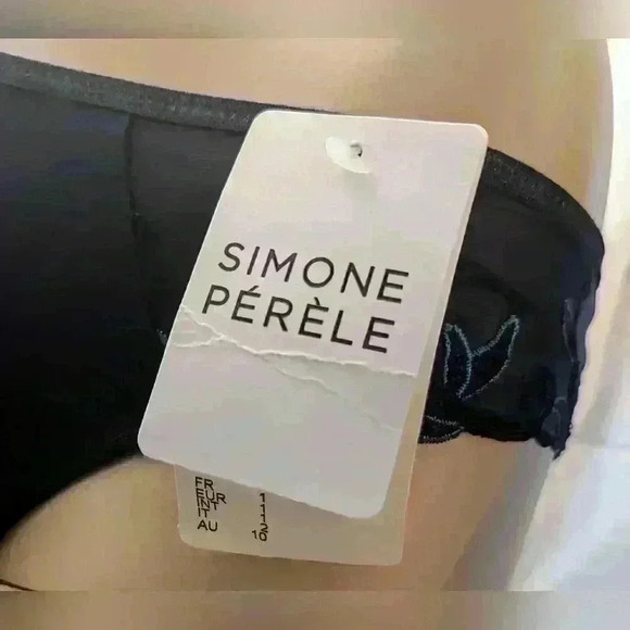 Simone Perele Andora 3D Demi Bra and Panty Set 34B Midnight - Picture 5 of 6